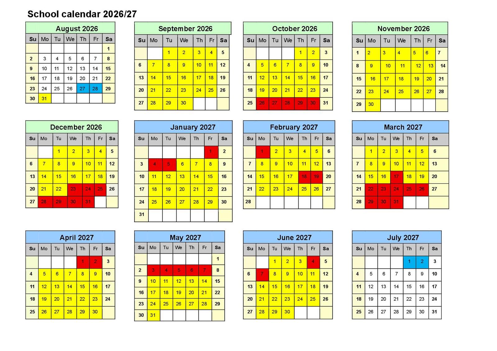 school-calendar-blue yellow 2026-2027 Staff Version